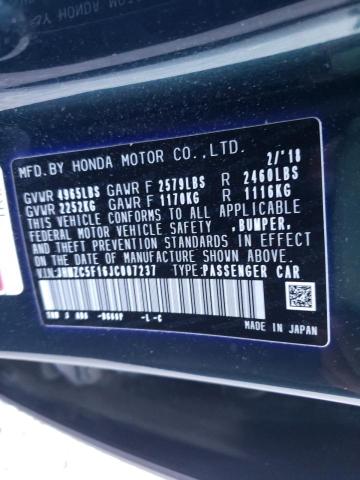2018 HONDA CLARITY JHMZC5F16JC007237