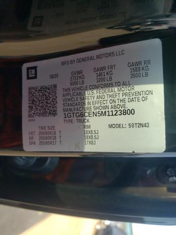 2021 GMC CANYON ELE 1GTG6CEN5M1123800