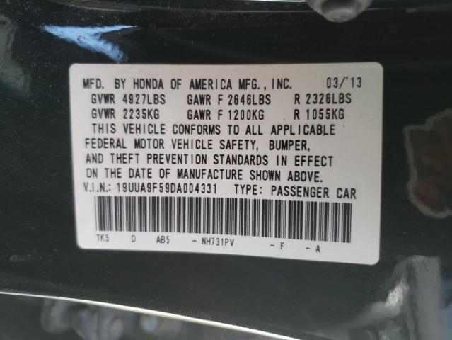 2013 ACURA TL TECH 19UUA9F59DA004331