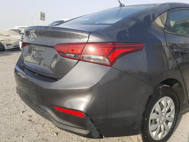 VIN: MALC741CXLM199271 Auction: COPART UAE Lot: 59779201 Location: DUBAI INDUSTRIAL CITY - DUBAI MALC741CXLM199271 HYUNDAI ACCENT 2020 GRAY Photo 10