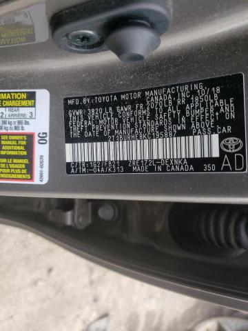 2T1BURHE8KC195887 TOYOTA COROLLA 2019
