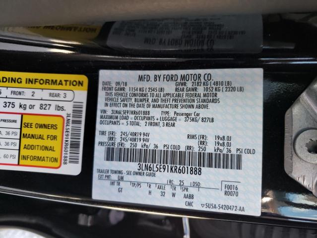 2019 LINCOLN MKZ RESERV 3LN6L5E91KR601888