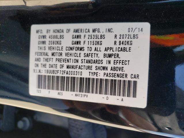 2015 ACURA TLX ADVANC 19UUB2F72FA000310