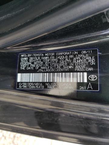 2012 TOYOTA SCION IQ JTNJJXB08CJ009191