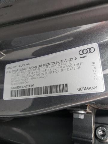 2020 AUDI A3 S-LINE WAUJEGFF8LA053194