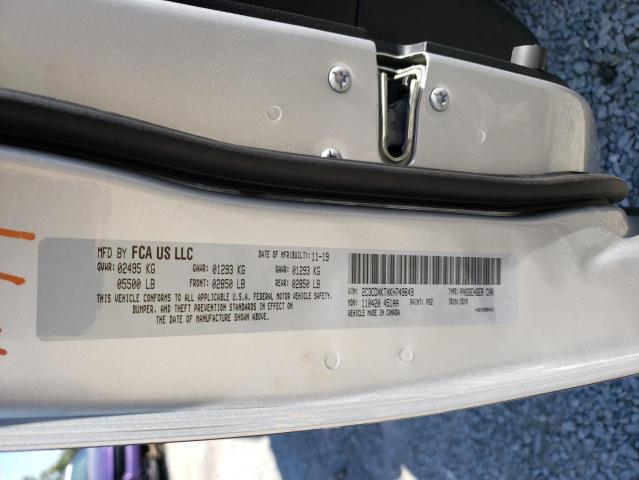 2019 DODGE CHARGER PO 2C3CDXKTXKH749649