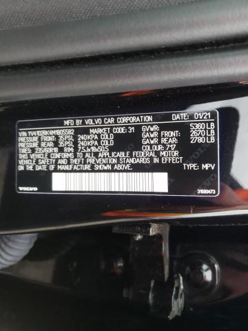Auction sale of the 2021 VOLVO XC60 , vin: YV4102RK4M1805582, lot number: 59707421