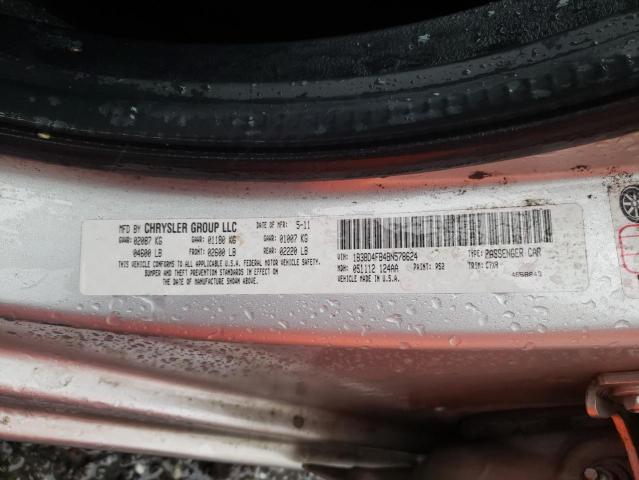 2011 DODGE AVENGER EX 1B3BD4FB4BN578624