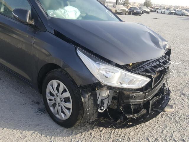 VIN: MALC741CXLM199271 Auction: COPART UAE Lot: 59779201 Location: DUBAI INDUSTRIAL CITY - DUBAI MALC741CXLM199271 HYUNDAI ACCENT 2020 GRAY Photo 16