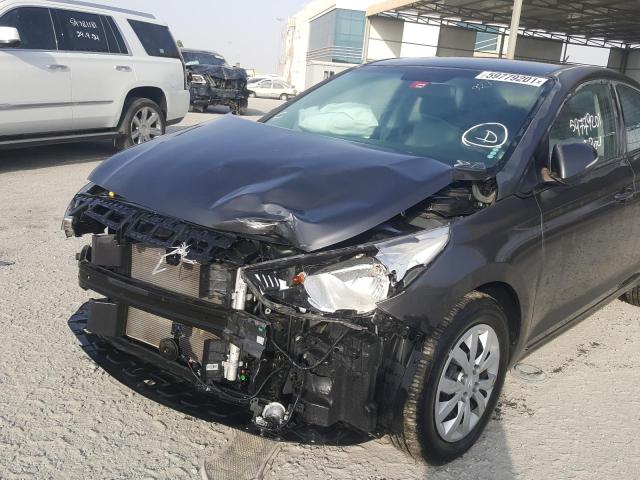 VIN: MALC741CXLM199271 Auction: COPART UAE Lot: 59779201 Location: DUBAI INDUSTRIAL CITY - DUBAI MALC741CXLM199271 HYUNDAI ACCENT 2020 GRAY Photo 9