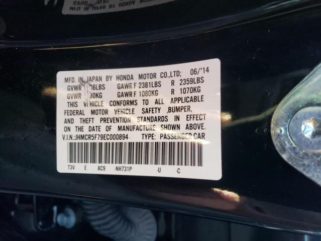 2014 HONDA ACCORD PLU JHMCR5F79EC000894