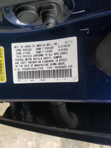 2013 ACURA TL 19UUA8F29DA015586