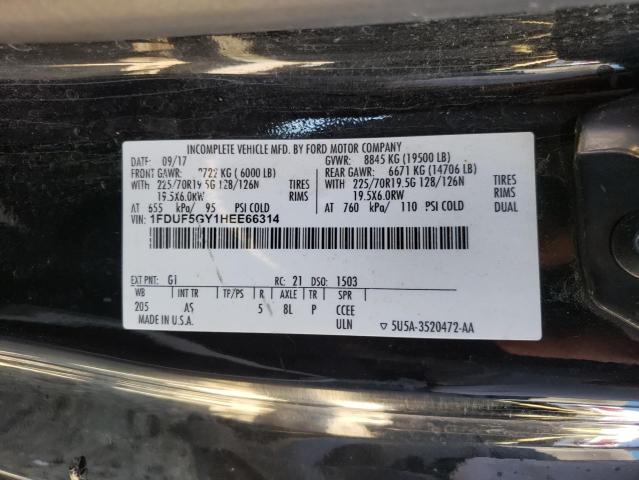 2017 FORD F550 SUPER 1FDUF5GY1HEE66314