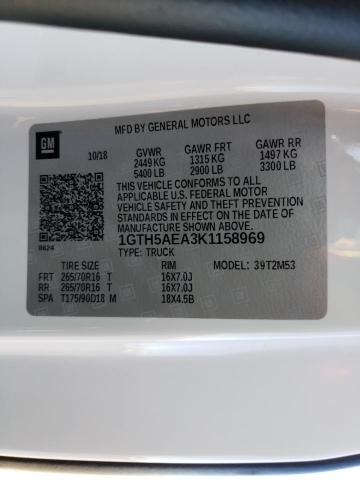 2019 GMC CANYON 1GTH5AEA3K1158969