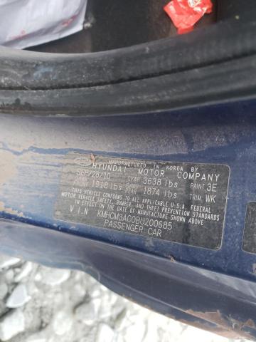 2011 HYUNDAI ACCENT GL KMHCM3AC0BU200685