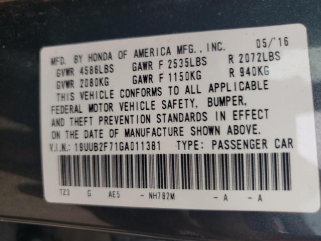 2016 ACURA TLX ADVANC 19UUB2F71GA011381