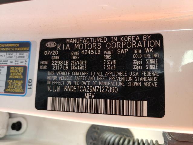 2021 KIA SELTOS SX KNDETCA29M7127390