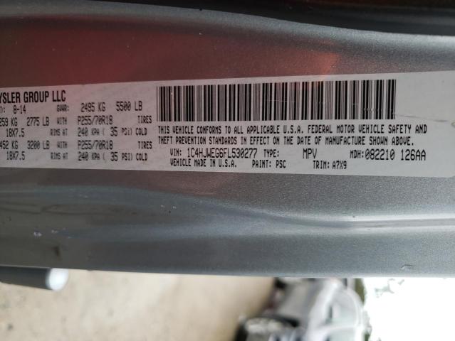 1C4HJWEG6FL530277 Jeep Wrangler U 2015. Фото: 9