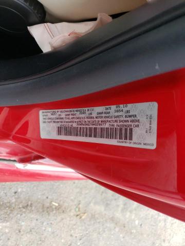 2010 VOLKSWAGEN NEW BEETLE 3VWRW3AG7AM029977