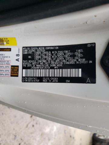 2012 TOYOTA FJ CRUISER JTEBU4BF6CK135154