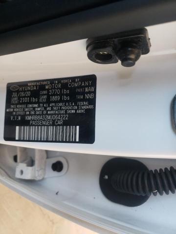 2021 HYUNDAI VENUE SE KMHRB8A32MU064222