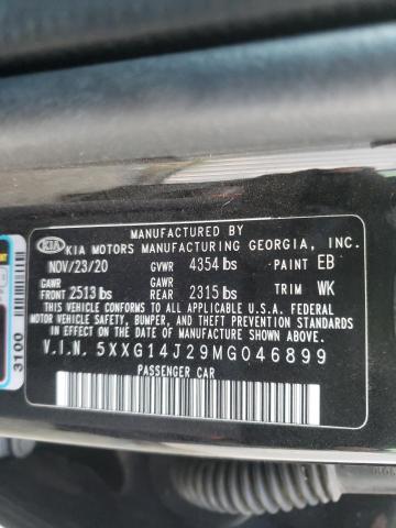 2021 KIA K5 LXS 5XXG14J29MG046899