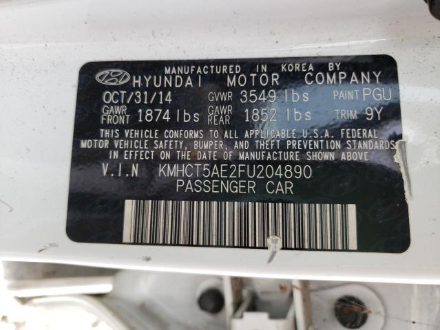 2015 HYUNDAI ACCENT GS KMHCT5AE2FU204890