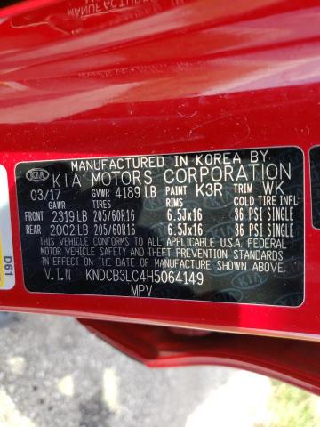 2017 KIA NIRO FE KNDCB3LC4H5064149