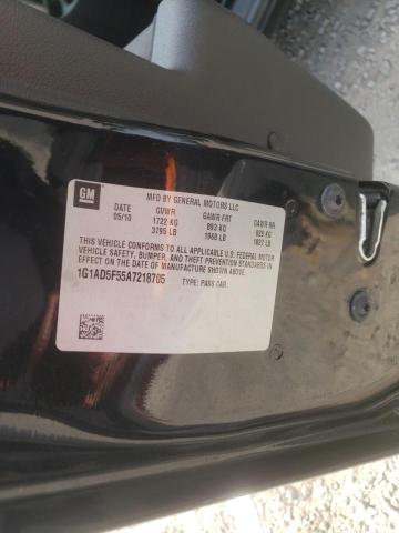 2010 CHEVROLET COBALT 1LT 1G1AD5F55A7218705