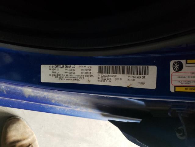 2012 DODGE AVENGER SX 1C3CDZCBXCN186127