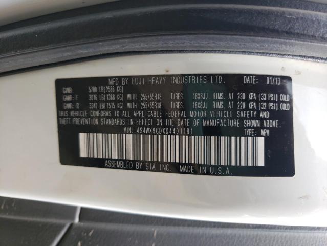 2013 SUBARU TRIBECA LI 4S4WX9GDXD4401181