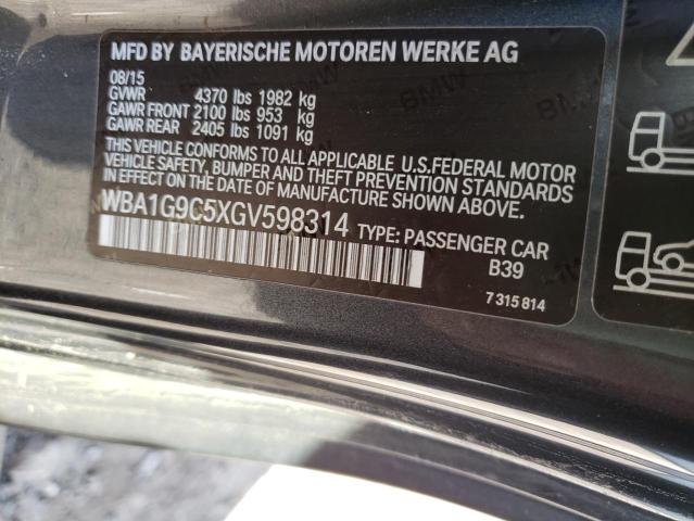 2016 BMW 228 XI SUL WBA1G9C5XGV598314