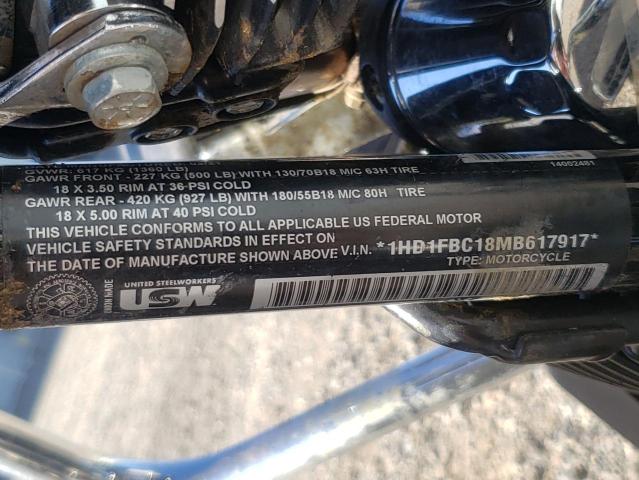 2021 HARLEY-DAVIDSON FLHR 1HD1FBC18MB617917