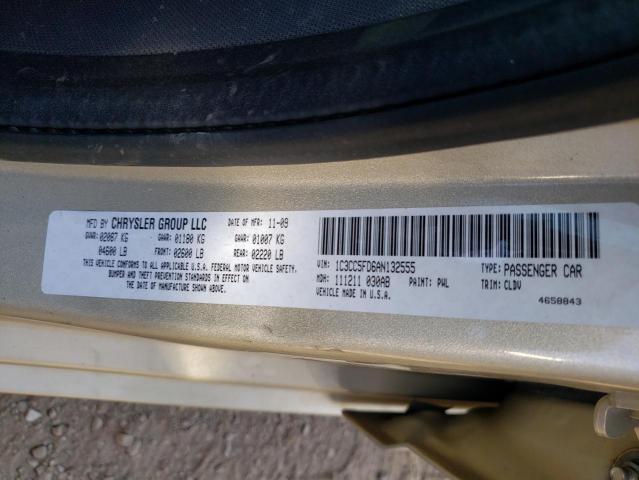 2010 CHRYSLER SEBRING 1C3CC5FD6AN132555