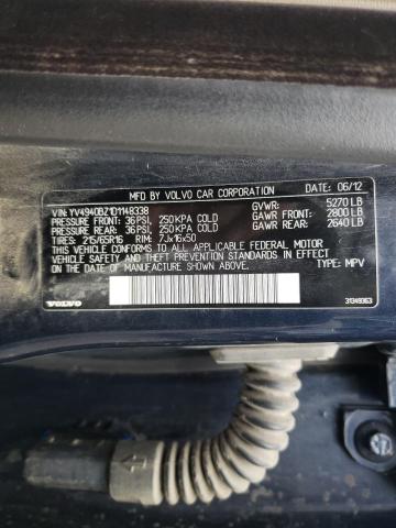 2013 VOLVO XC70 3.2 YV4940BZ1D1148338