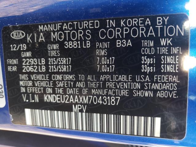 2021 KIA SELTOS S KNDEU2AAXM7043187