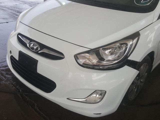 VIN: KMHCT41DBFU645511 Auction: COPART UAE Lot: 59953451 Location: DUBAI INDUSTRIAL CITY - DUBAI VIN: KMHCT41DBFU645511 HYUNDAI ACCENT 2015 WHITE Photo 10