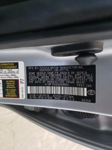 2016 TOYOTA CAMRY LE/X 4T1BF1FK5GU568846