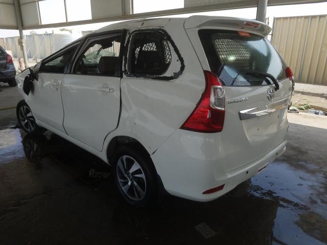 VIN: MHKMF5CF7JK001686 Auction: COPART UAE Lot: 59578101 Location: DUBAI INDUSTRIAL CITY - DUBAI VIN: MHKMF5CF7JK001686 TOYOTA AVANZA 2018 WHITE Photo 3