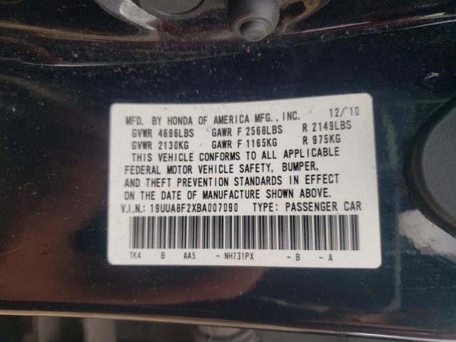 2011 ACURA TL 19UUA8F2XBA007090