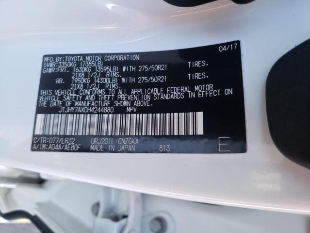 2017 LEXUS LX 570 JTJHY7AX0H4244880