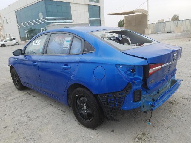 VIN: LSJA36E38LZ016088 Auction: COPART UAE Lot: 59953621 Location: DUBAI INDUSTRIAL CITY - DUBAI VIN: LSJA36E38LZ016088 MG 5 2020 BLUE Photo 3
