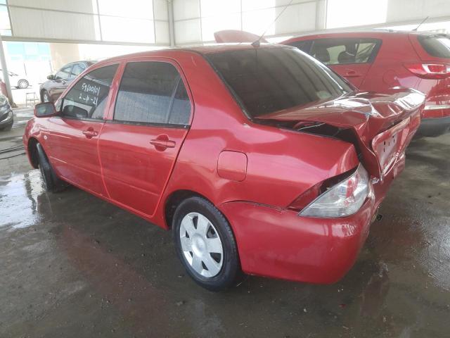 VIN: JMYSRCS1A8U706683 Auction: COPART UAE Lot: 59600101 Location: DUBAI INDUSTRIAL CITY - DUBAI JMYSRCS1A8U706683 MITSUBISHI LANCER 2008 RED Photo 3