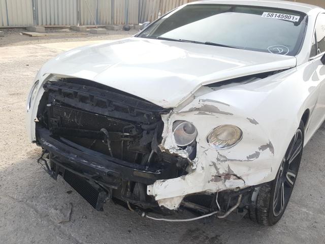 VIN: SCBFN6ZA2EC093283 Auction: COPART UAE Lot: 58145901 Location: DUBAI INDUSTRIAL CITY - DUBAI VIN: SCBFN6ZA2EC093283 BENTLEY CONTINENT 2014 WHITE Photo 9