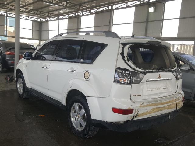VIN: JMYXTCW5W9Z702120 Auction: COPART UAE Lot: 59956531 Location: DUBAI INDUSTRIAL CITY - DUBAI VIN: JMYXTCW5W9Z702120 MITSUBISHI OUTLANDER 2009 WHITE Photo 3
