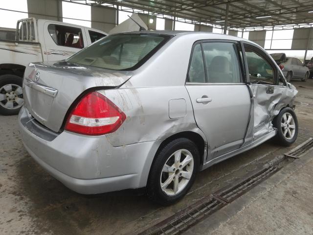VIN: JN1CC11C08T014352 Auction: COPART UAE Lot: 59965561 Location: DUBAI INDUSTRIAL CITY - DUBAI VIN: JN1CC11C08T014352 NISSAN TIIDA 2008 SILVER Photo 4