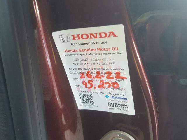 VIN: MRHGM6669GP031345 Auction: COPART UAE Lot: 59056971 Location: DUBAI INDUSTRIAL CITY - DUBAI MRHGM6669GP031345 HONDA CITY 2016 RED Photo 14