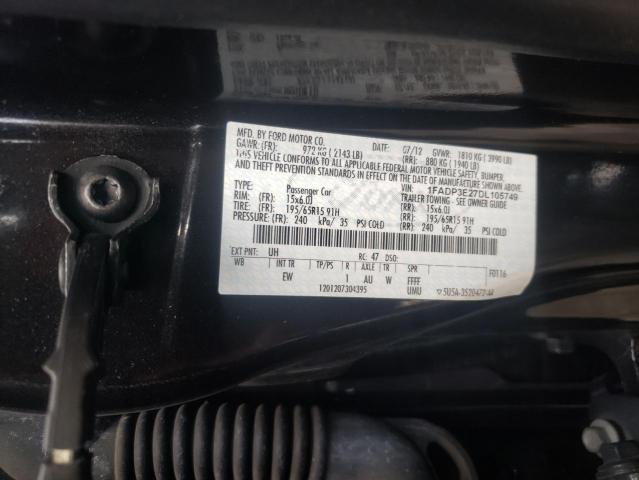 2013 FORD FOCUS S 1FADP3E27DL105749