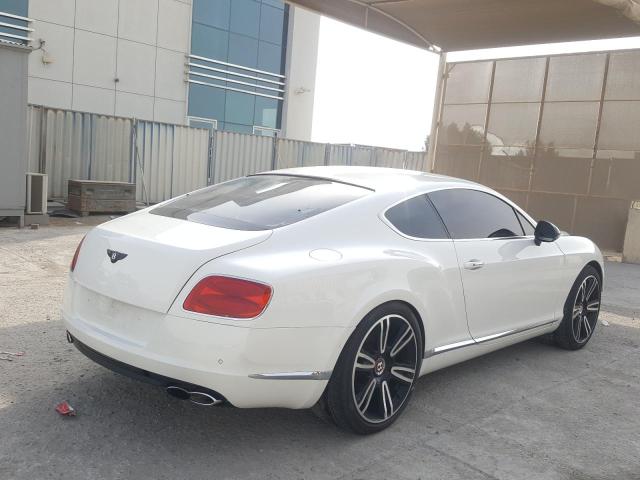 VIN: SCBFN6ZA2EC093283 Auction: COPART UAE Lot: 58145901 Location: DUBAI INDUSTRIAL CITY - DUBAI VIN: SCBFN6ZA2EC093283 BENTLEY CONTINENT 2014 WHITE Photo 4