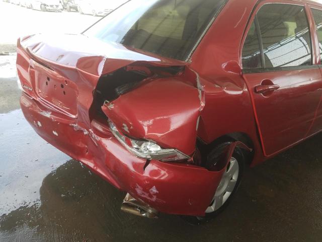 VIN: JMYSRCS1A8U706683 Auction: COPART UAE Lot: 59600101 Location: DUBAI INDUSTRIAL CITY - DUBAI JMYSRCS1A8U706683 MITSUBISHI LANCER 2008 RED Photo 9
